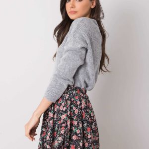 Grey classic sweater Jessenia