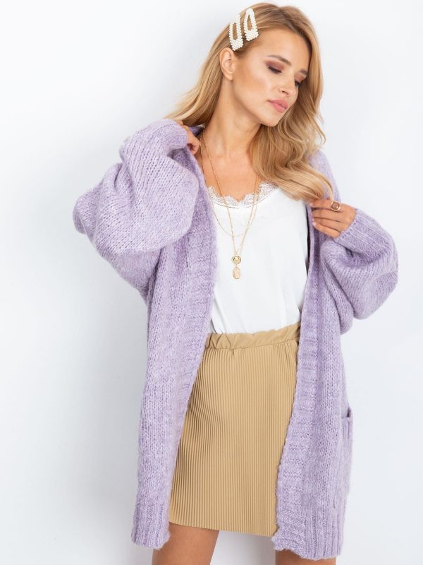 RUE PARIS Purple Belize sweater