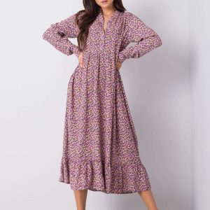 Pink and Purple Alabama Floral Dress