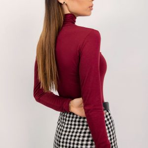 RUE PARIS Burgundy blouse Gemma