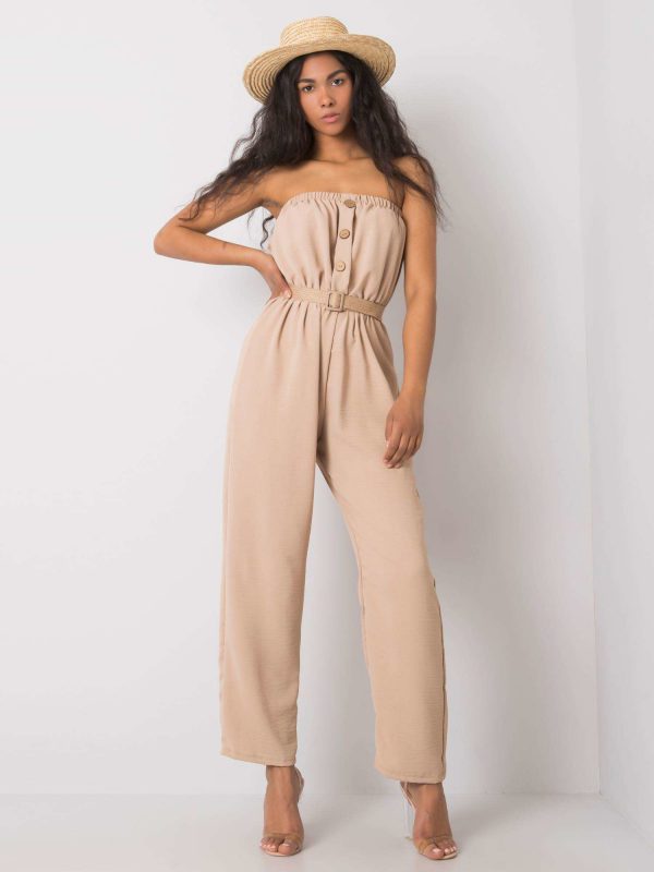 Beige jumpsuit Felippa RUE PARIS