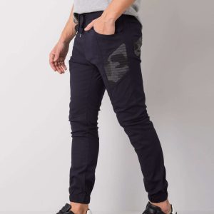 Navy blue pants for men Scott