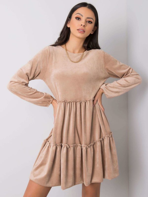 Beige dress by Leona SUBLEVEL