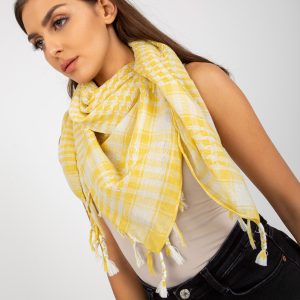 Wholesale Light yellow-white arafatka plaid sling