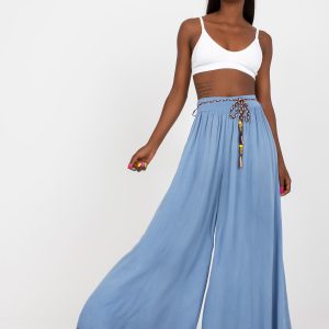 Wholesale Dirty blue palazzo pants Surie OCH BELLA