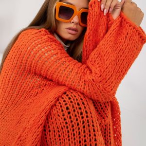 Wholesale Oversized sweater with V neck OCH BELLA