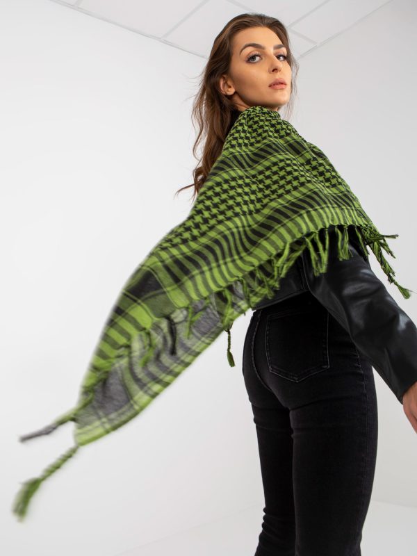 Wholesale Green and black arafatka sling with fringes