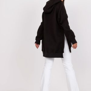 Wholesale Black oversized sweatshirt by Michaella