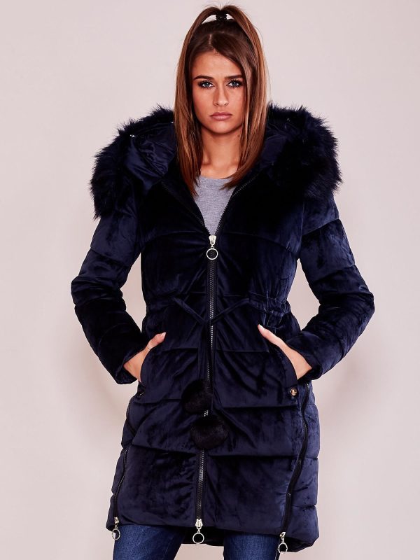 Wholesale Navy blue winter jacket