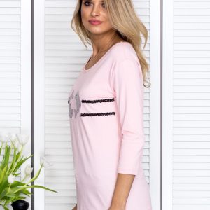 Wholesale Pink blouse with dolphins