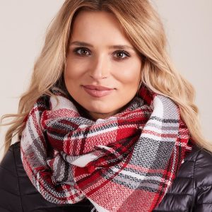 Wholesale Red plaid shawl