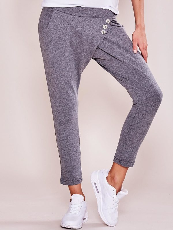 Wholesale Dark Grey Women's Sweatpants