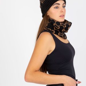 Wholesale Black Camel Women's Winter Hat with Tassel