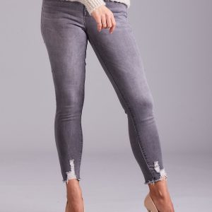 Wholesale Grey Fit Women's Jeans