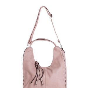 Wholesale Hellrosa Damen Schultertasche mit langem Riemen