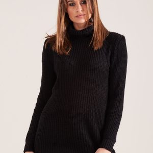 Wholesale Black turtleneck sweater