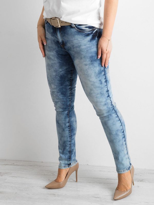 Wholesale Blue jeans tubes PLUS SIZE