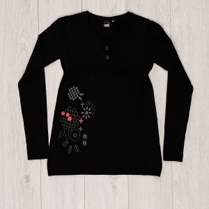 Wholesale O'NEILL Black jumper for girl with print