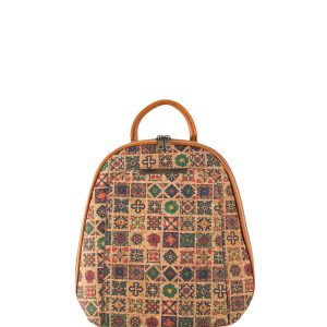 Wholesale Red cork backpack with handles