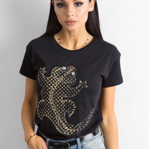 Wholesale Black Women's T-Shirt