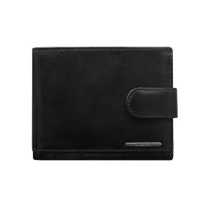 Wholesale Black Horizontal Leather Men's Wallet