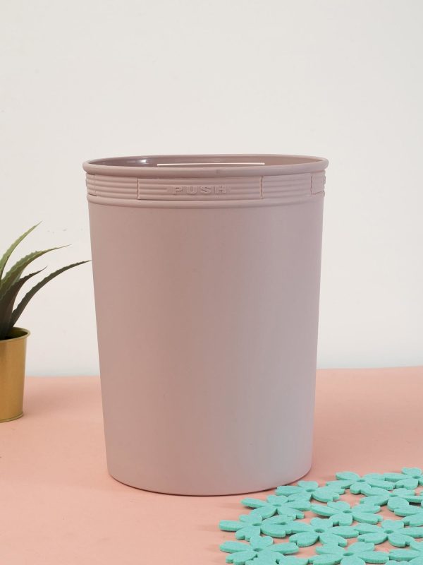 Wholesale Pink Pink Pastel Trash Can With Bag Holder