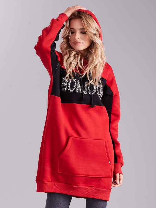 Wholesale Red Hooded Dress