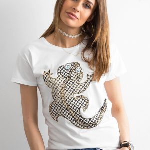 Wholesale White Women's T-Shirt