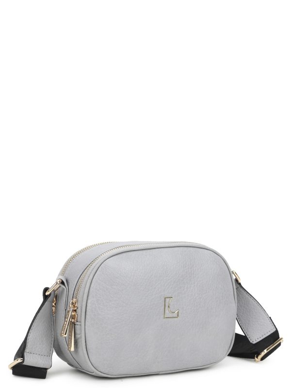 Wholesale Grey Messenger Bag with Wide Strap LUIGISANTO