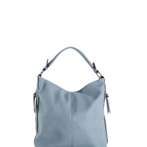 Wholesale Schultertasche Urban Eco Leder in Hellblau