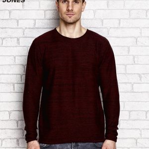 Wholesale Brown melange men's sweater