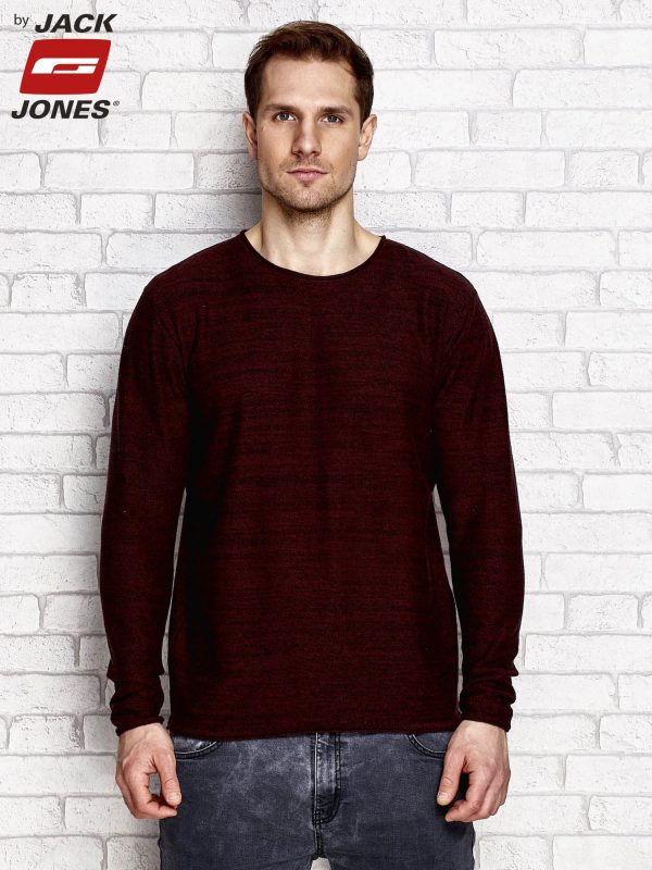 Wholesale Brown melange men's sweater