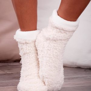 Wholesale Ecru winter socks