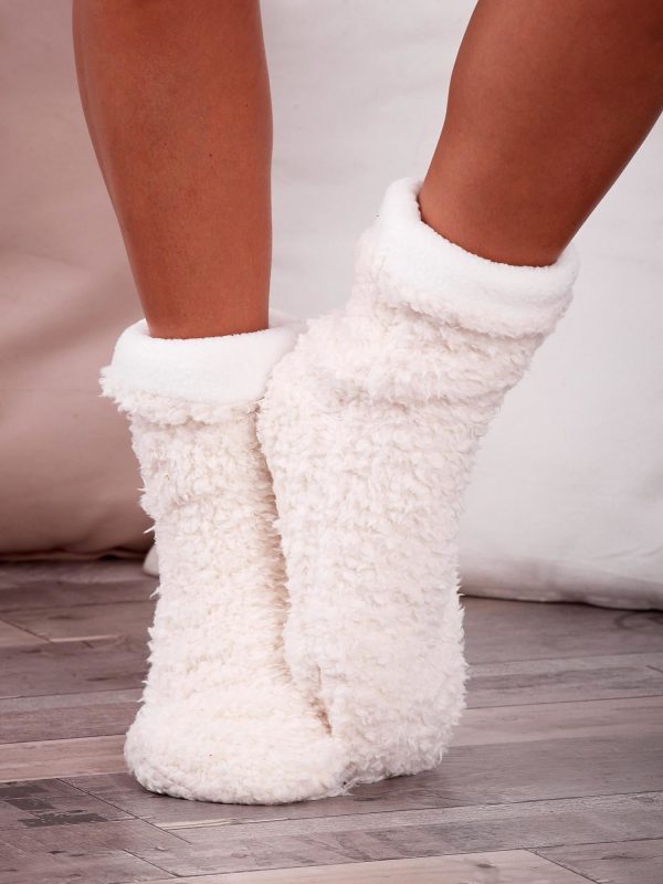 Wholesale Ecru winter socks