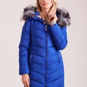 Wholesale Cobalt long jacket for winter