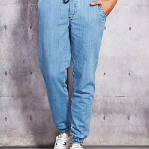 Wholesale Blue jeans trousers for men with welts