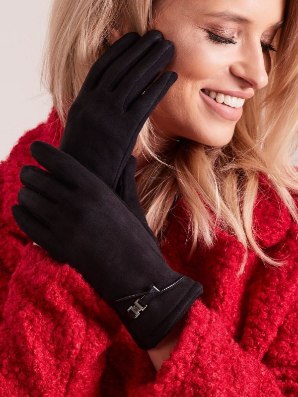 Wholesale Black Elegant Women's Gloves