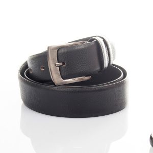 Wholesale Men's Black Leather Strap With Buckle