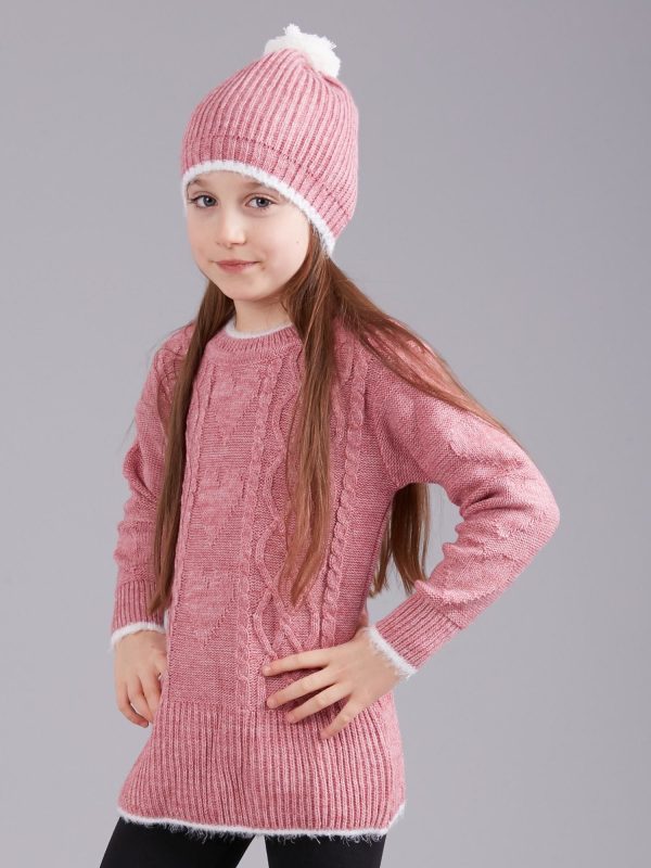 Wholesale Pink winter set for girl