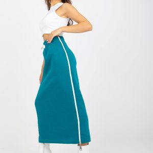 Wholesale Sea Midi High Waist Tracksuit Skirt