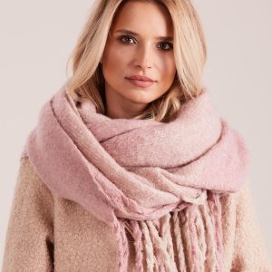 Wholesale Pink scarf in color blocks