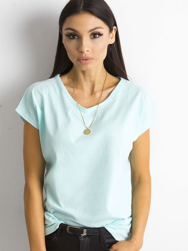 Wholesale Women's t-shirt turquoise