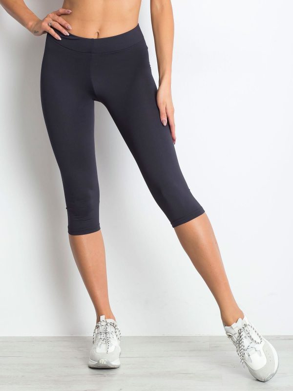 Wholesale Short lightly insulated sports leggings light navy