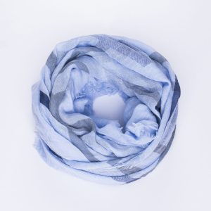 Wholesale Blue cotton bandana with tassels