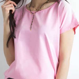 Wholesale Pink T-shirt Circle