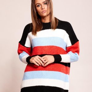 Wholesale Loose sweater with black stripes