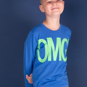 Wholesale Blue Cotton Blouse for Boy