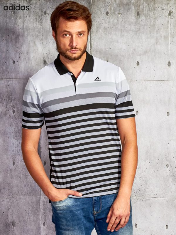 Wholesale ADIDAS Men's Black Striped Polo Shirt