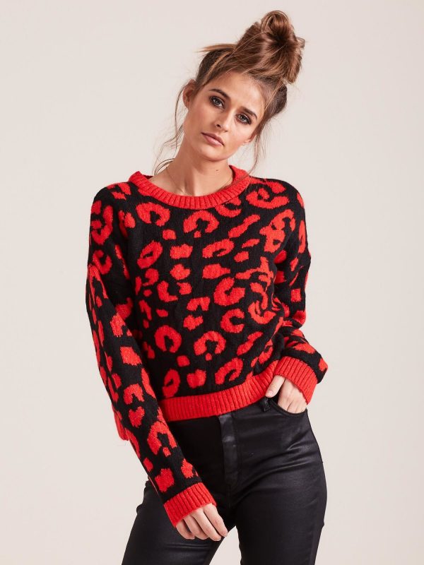 Wholesale Red jumper with a jumper