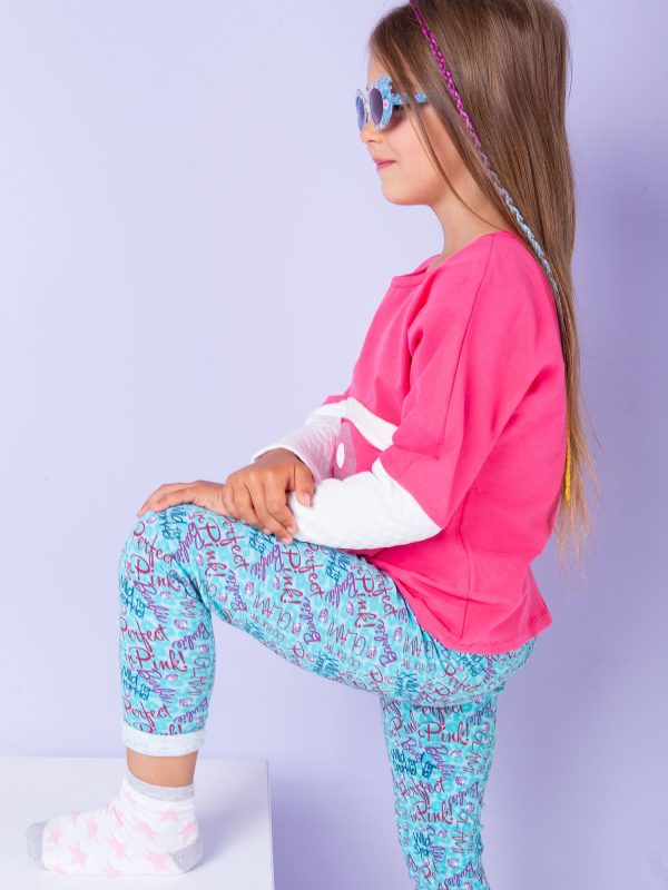 Wholesale BARBIE Turquoise Leggings for Girl